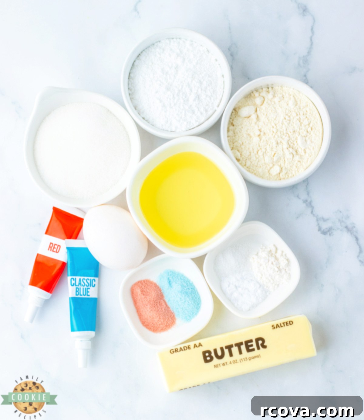 Firecracker Cookie Delights 4 Ingredients in Bomb Pop Cookies.