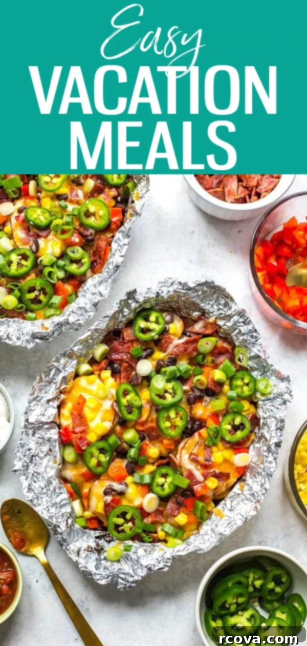 Prep-Ahead & Relax: Easy Camping Meals for Your Vacation 27 These Easy Vacation Meals are perfect for camping - they can be made ahead, heated up from frozen, or even cooked outside on the grill! #vacationmeals #campingmeals