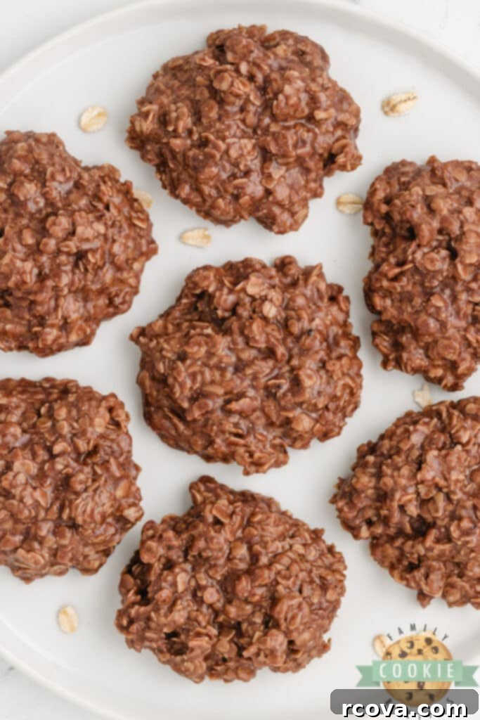 Effortless No-Bake Cookie Delights 13 Microwave No-Bake Cookies, quick and easy to make.