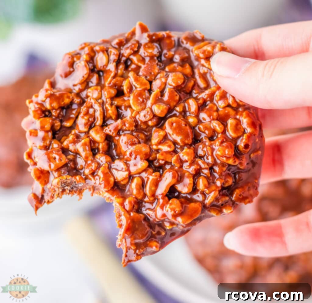Effortless No-Bake Cookie Delights 25 Holding a copycat Star Crunch cookie, better than the store-bought version.