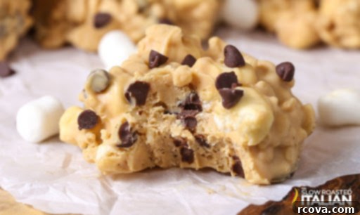 Effortless No-Bake Cookie Delights 39 No-Bake Avalanche Cookies, loaded with marshmallows, crispy rice cereal, and chocolate.