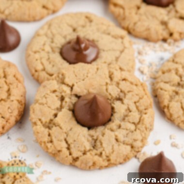 Chewy Oatmeal Kiss Cookies 6 Oatmeal Kiss Cookies