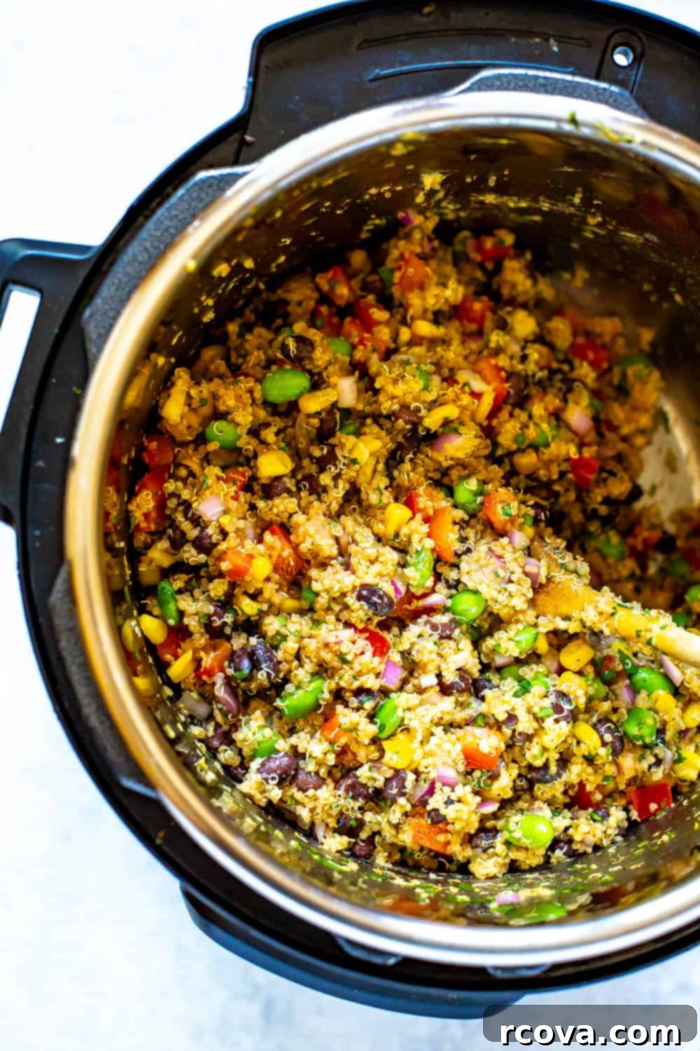 19 Wholesome and Flavorful Corn Creations 22 Instant Pot Quinoa Black Bean Salad with corn, a gluten-free and vegetarian make-ahead lunch.