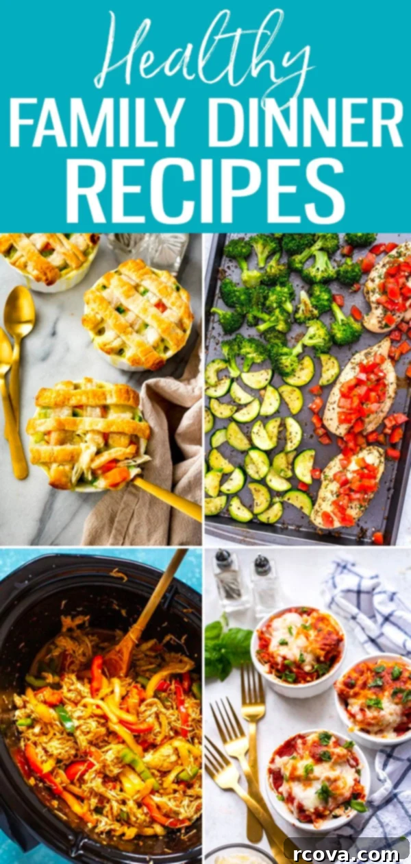 Happy Plates: 24 Healthy Dinners Your Kids Will Devour 28 Stumped with what to make for dinner? These Healthy Family Dinner Ideas are perfect for busy weeknights and they're kid-approved, too! #familydinnerideas #kidfriendlyrecipes