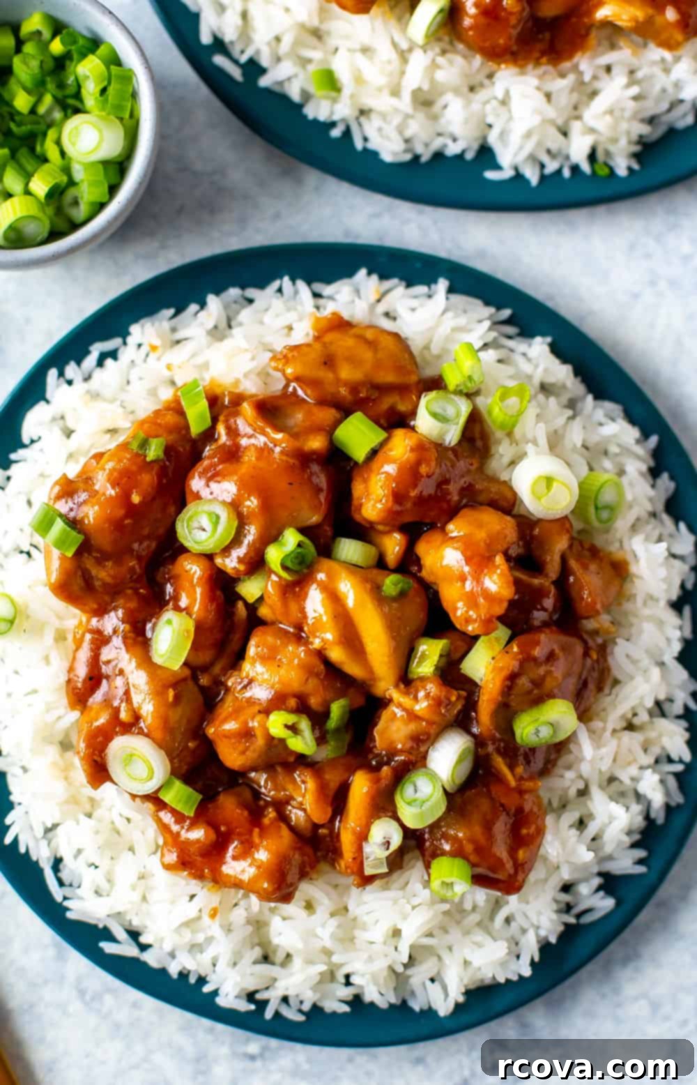 Savor the Goodness: Healthy Chicken Thigh Creations 19 Instant Pot Bourbon Chicken via Eating Instantly