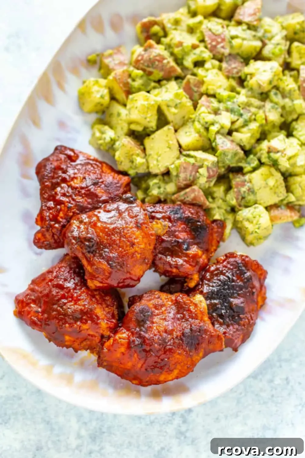 Savor the Goodness: Healthy Chicken Thigh Creations 10 Instant Pot BBQ Chicken Thighs via Eating Instantly