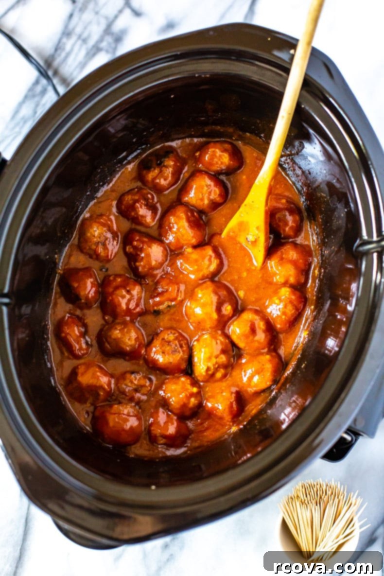 28 Wholesome and Simple Ground Beef Meals 15 Honey Garlic BBQ Crockpot Meatballs