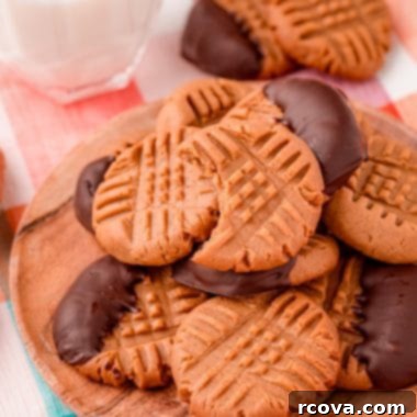 Low Carb Peanut Butter Cookies 6 Keto Peanut Butter Cookies dipped in chocolate