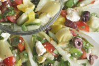 Greek Salad Endive Bites