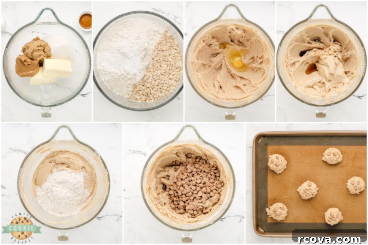 Crispy Peanut Butter Perfection 4 Step by step instructions on how to make Crunchy Peanut Butter Cookies.