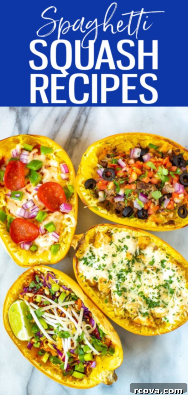 Top 10 Spaghetti Squash Recipes 16 There are so many ways to cook spaghetti squash but these recipes are the best! They're healthy, easy to make, and super tasty, too. #spaghettisquash