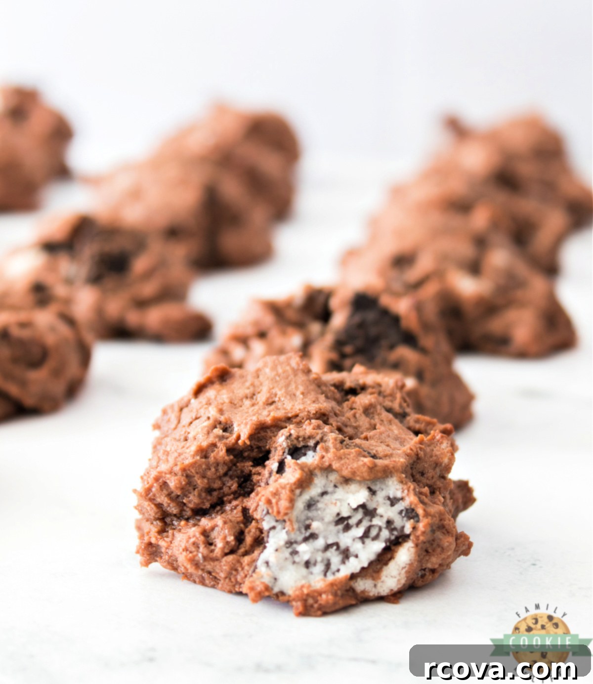 Chocolate Oreo Cheesecake Cookie Dream 8 Chocolate Oreo Cheesecake Cookies made with cocoa powder, cream cheese, and Oreos are soft, chewy, and rich—perfect for chocolate lovers!