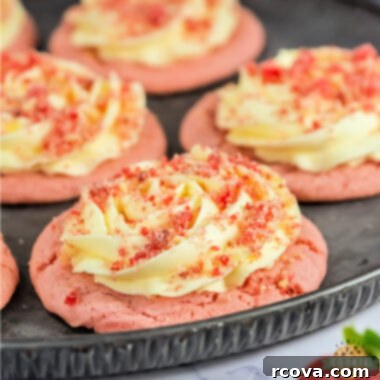 Bakery Style Strawberry Shortcake Cookies 7 img 57379 6