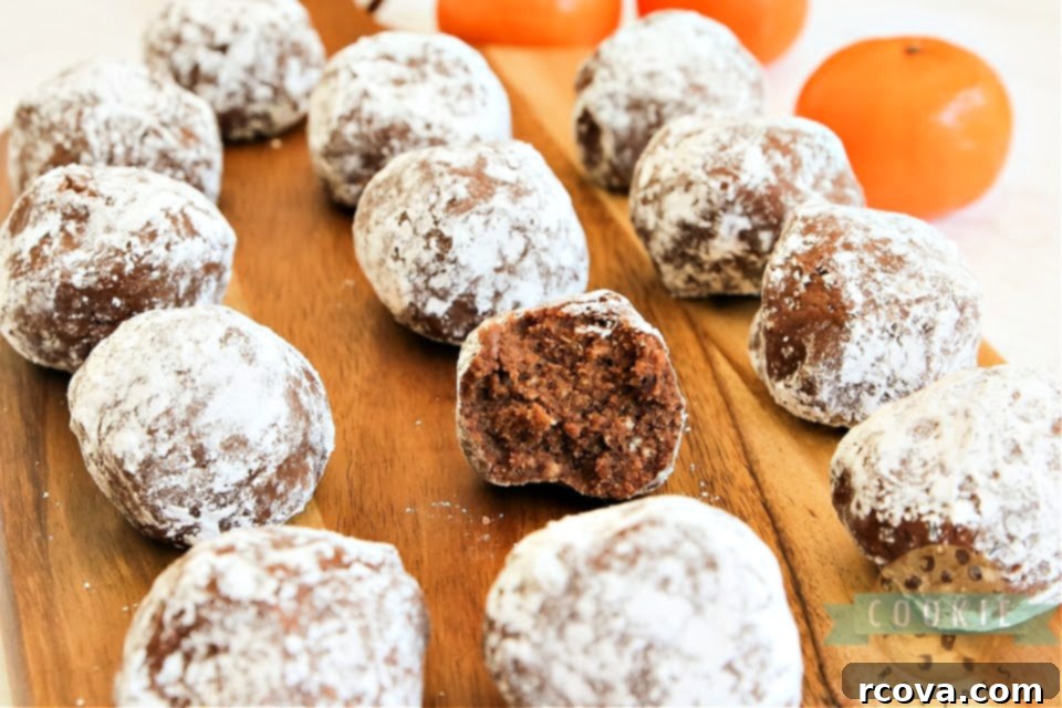 Effortless Chocolate Orange No-Bake Delights 3 A vibrant close-up of a delicious No Bake Cookie recipe, perfectly combining melted chocolate with the bright, zesty flavor of orange juice for a quick and easy dessert.