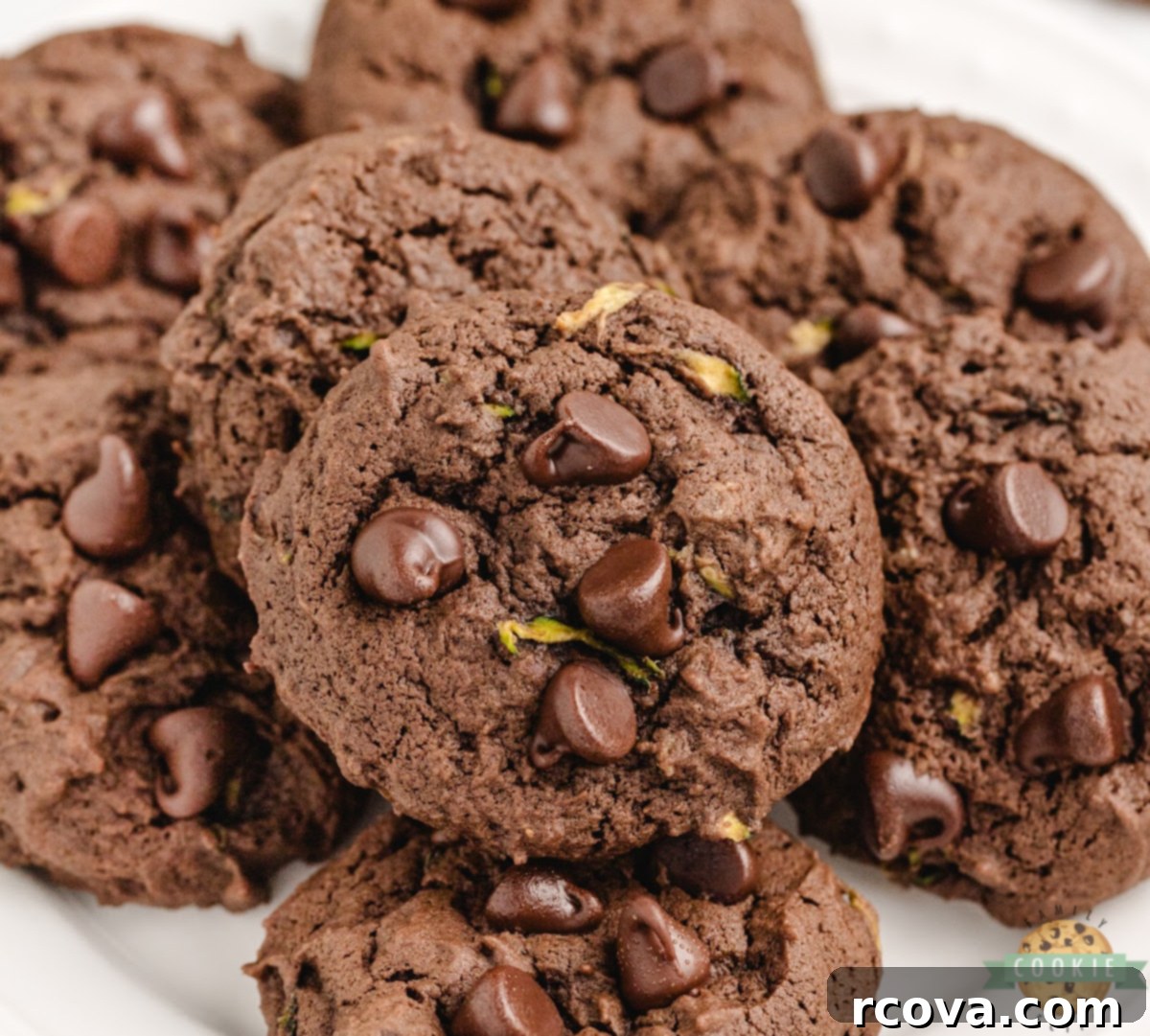Decadent Chocolate Zucchini Cookies 2 Rich, fudgy Chocolate Zucchini Cookies packed with cocoa, melted chocolate, and shredded zucchini for a soft, secretly veggie-filled treat.