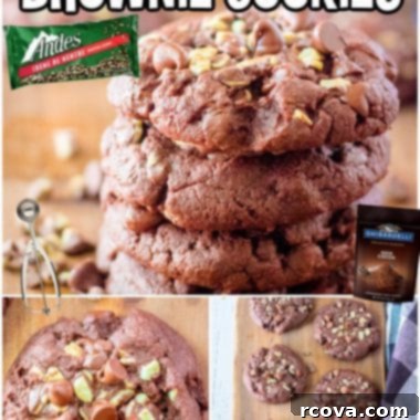 Minty Chocolate Brownie Delights 7 Chocolate Mint Brownie Cookies