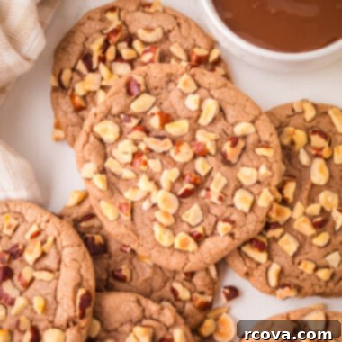 Decadent Chocolate Hazelnut Cookies 5 chocolate hazelnut cookies