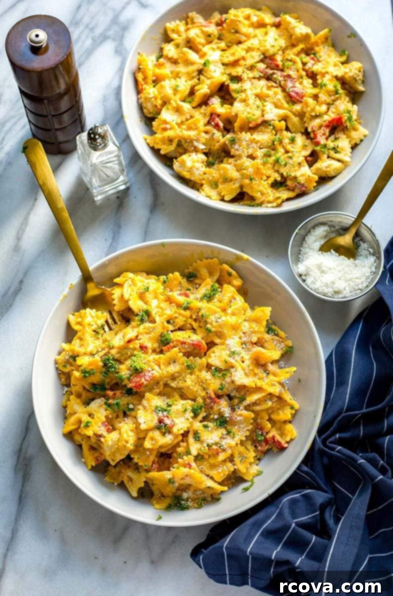 26 Easy and Healthy Pantry Dinners 11 Healthy One Pot Pumpkin Alfredo