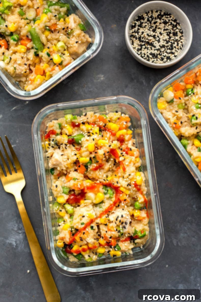 26 Easy and Healthy Pantry Dinners 18 Instant Pot Chicken Fried Rice Meal Prep Bowls