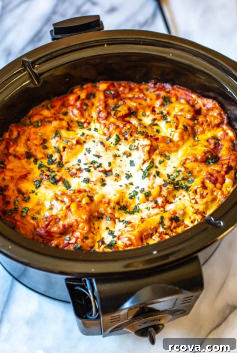 26 Easy and Healthy Pantry Dinners 9 Crockpot Lasagna Recipe