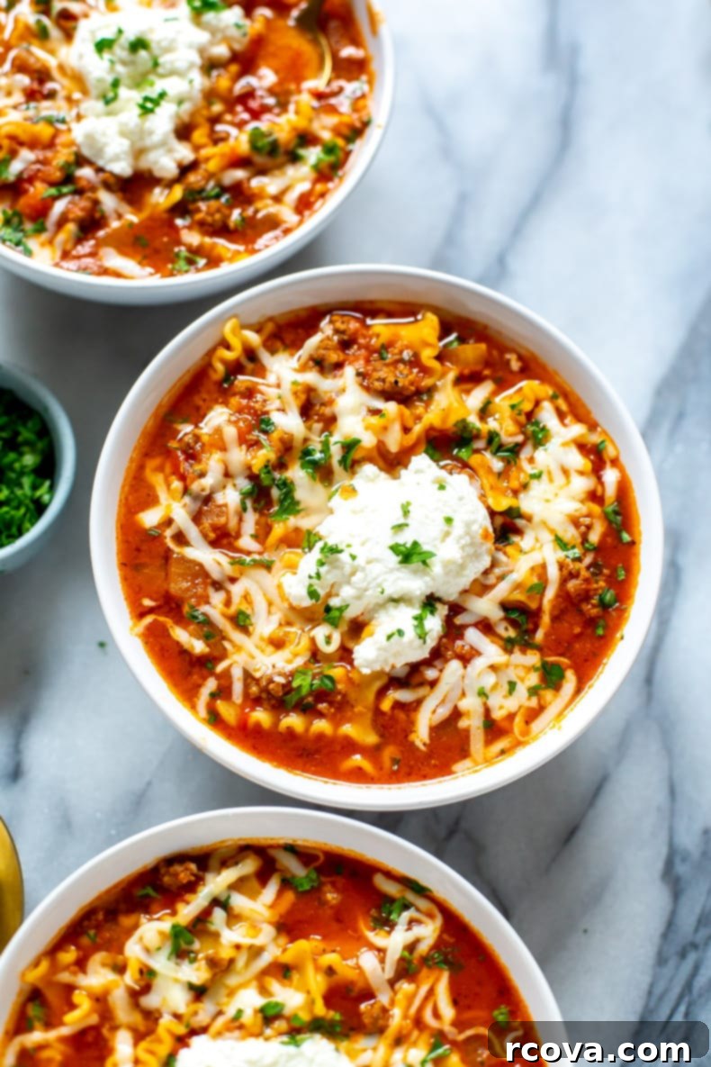 Cozy Winter Meals: Your Free Prep Guide 7 30-Minute Lasagna Soup