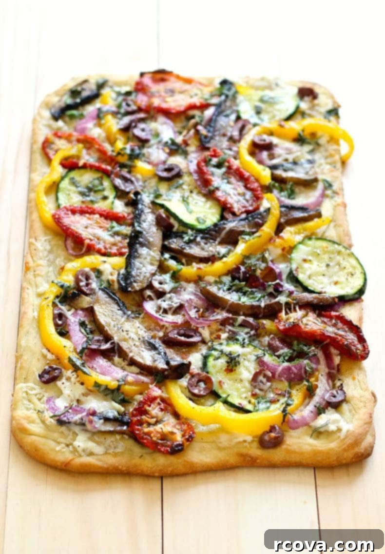 Cozy Winter Meals: Your Free Prep Guide 10 Roasted Vegetable Flatbread