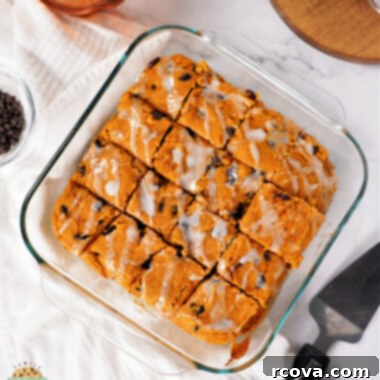 Cozy Autumn Pumpkin Chocolate Chip Bars 6 img 60726 5
