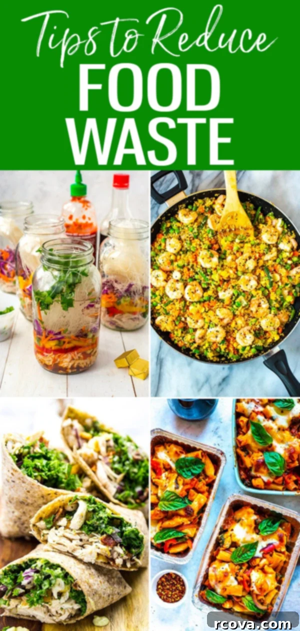 8 Clever Tricks to Cut Food Waste and Boost Your Savings 9 Reducing food waste can help you save a lot of money while meal prepping! Try these easy tips to help you buy less food and use up leftovers. #foodwaste #tips