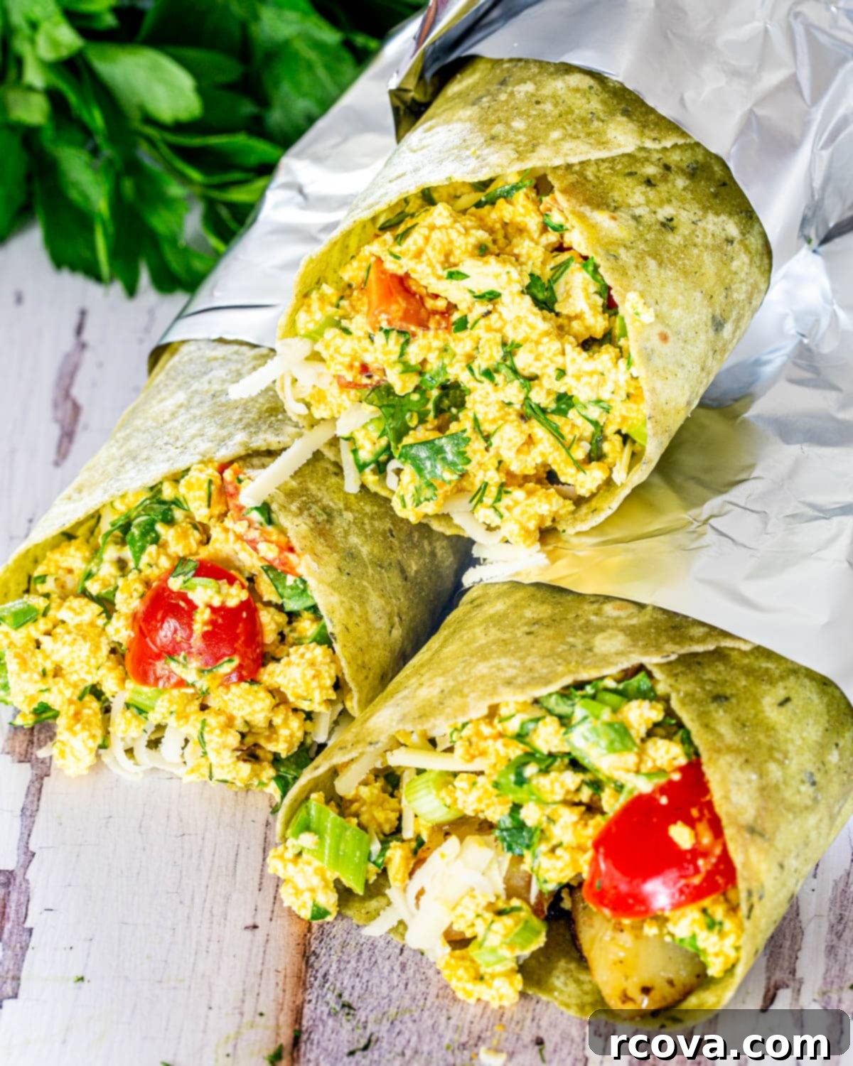Tofu Transformed: 17 Irresistible Dishes 16 Vegan Tofu Breakfast Burritos, a satisfying way to change up your breakfast routine.