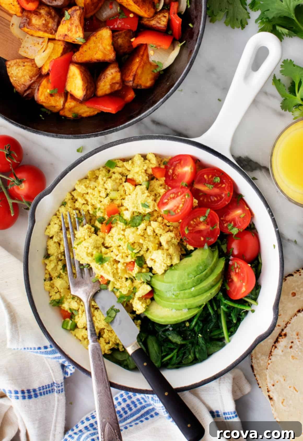 Tofu Transformed: 17 Irresistible Dishes 17 Tofu Scramble recipe, a plant-based alternative to soft scrambled eggs.