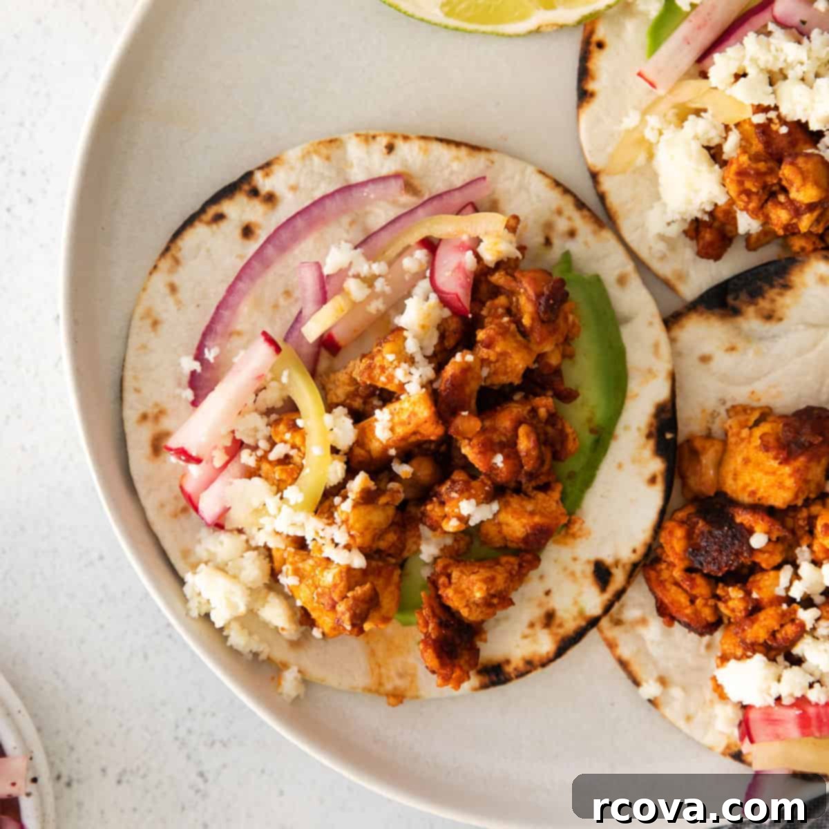Tofu Transformed: 17 Irresistible Dishes 19 The BEST Tofu Tacos Recipe with slaw, made from tofu, walnuts, and taco seasoning.