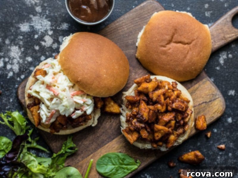 Tofu Transformed: 17 Irresistible Dishes 22 BBQ Tofu Sliders, an easy and inexpensive alternative to pulled meat sandwiches.
