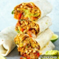 Quick Chicken Burrito Meal 11 Pulled Chicken Burrito