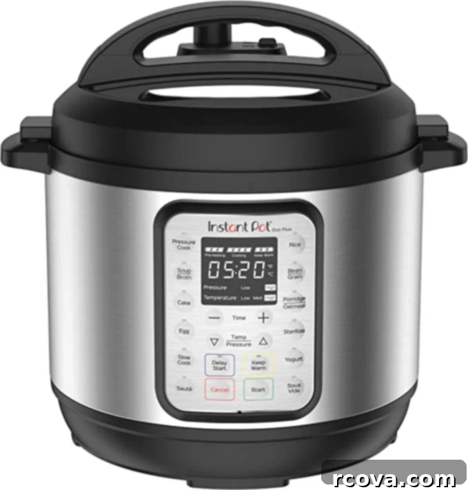 Ultimate Kitchen Setup 24 A 6-quart Instant Pot, a multi-functional pressure cooker for rapid meal preparation.