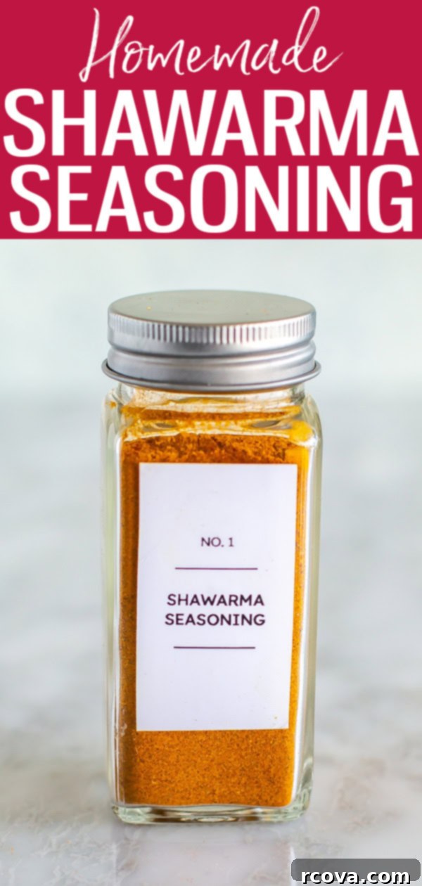 Foolproof Shawarma Spice Mix 7 This easy shawarma spice blend is made out of turmeric, coriander and other spices you have at home. Use it for chicken recipes and more! #shawarmaseasoning #spiceblend
