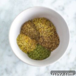 Effortless Homemade Italian Seasoning Never Buy Again 4 Bowl of spices making up the homemade Italian seasoning