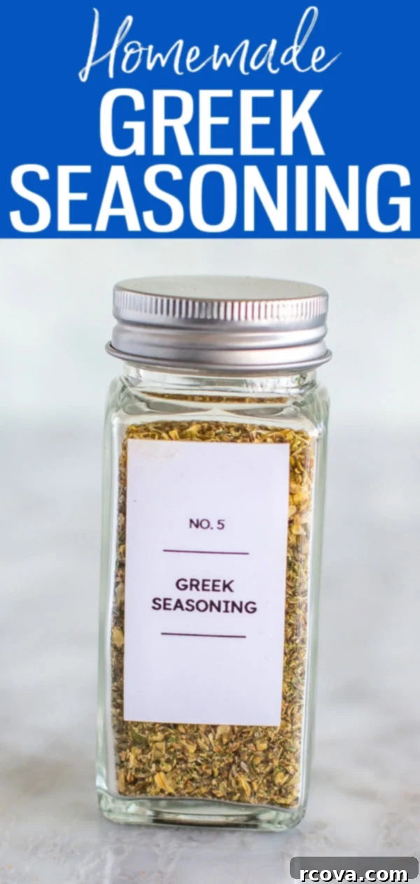 Effortless Greek Spice Blend 7 This homemade Greek seasoning is made of oregano, dill and other spices you already have! Use it for Mediterranean-inspired meals. #greekseasoning #spiceblend