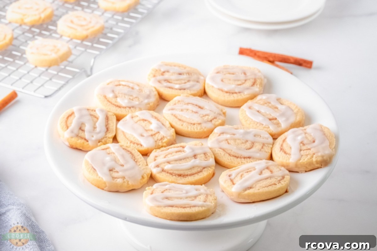 Cinnamon Bun Bliss Cookies 9 Cinnamon roll cookie dough chilling in parchment paper in the refrigerator.