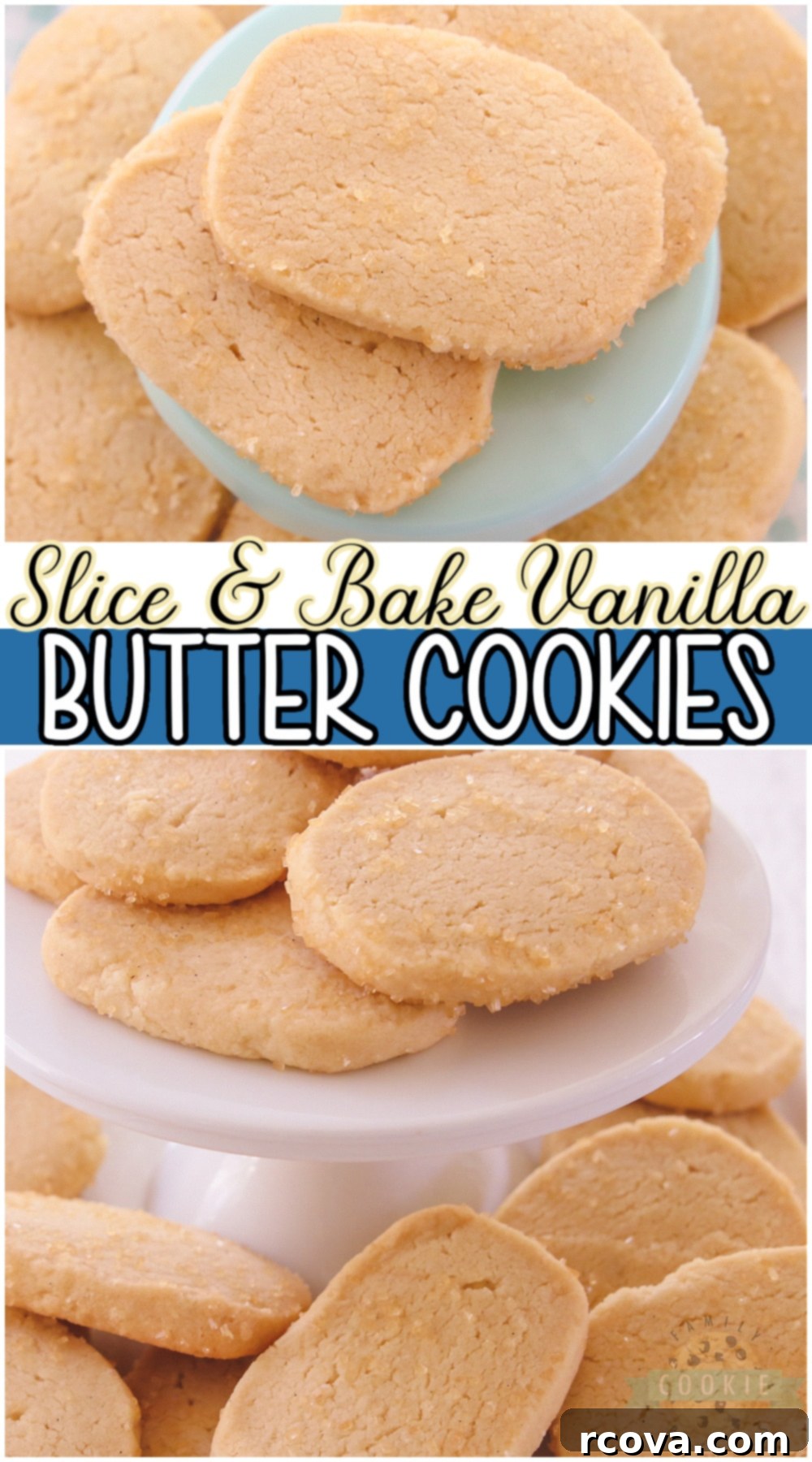Effortless Vanilla Butter Delights 10 Slice & Bake Vanilla Butter cookies are a wonderful buttery shortbread cookie packed with delicious vanilla flavor. Simple to make with few ingredients, butter cookies are a favorite!