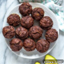 Guilt-Free Double Chocolate Zucchini Muffins 11 Healthy Double Chocolate Zucchini Muffins with Avocado