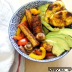 Tropical BBQ Tofu Power Bowl 7 Caribbean BBQ Tofu Vegetable Bowl