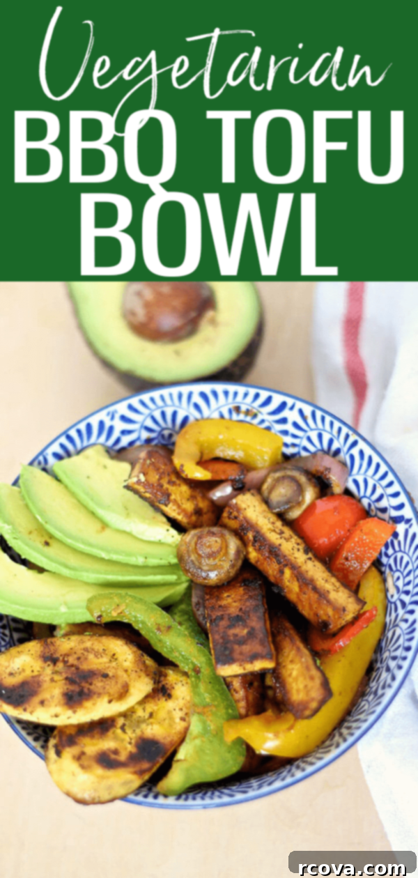 Tropical BBQ Tofu Power Bowl 9 This BBQ Tofu Bowl is full of Caribbean flavours and fresh veggies – it’s inspired by one of my favourite restaurants, One Love Vegetarian. #bbqtofu #caribbeaninspired