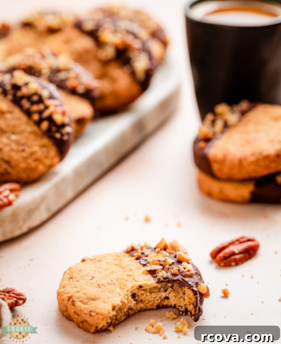 Pecan Shortbread Cookies 4 Ingredients for pecan sandies laid out
