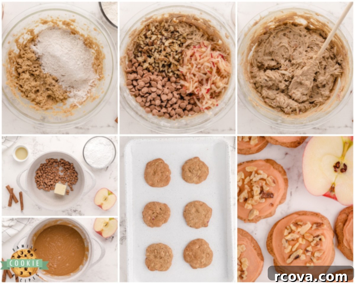 Golden Apple Butterscotch Delights 5 how to make apple cookies