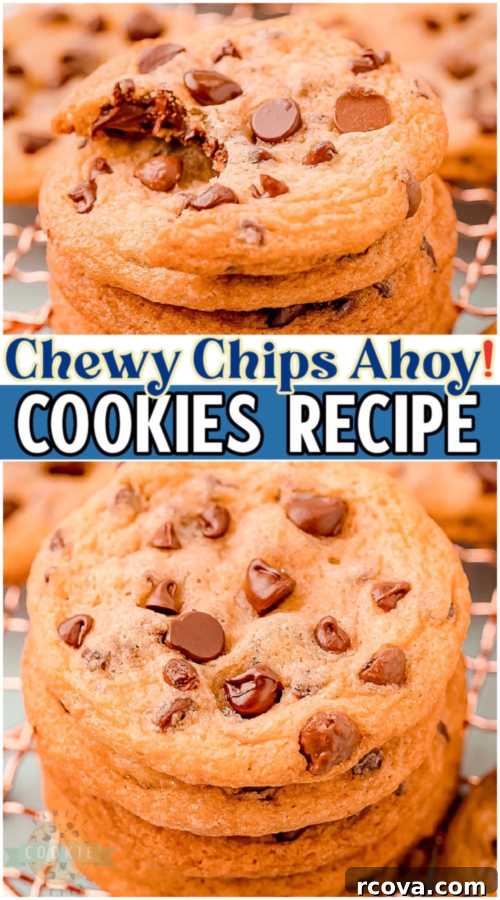Irresistibly Chewy Chocolate Chip Cookies 11 Copycat Chewy Chips Ahoy Cookies made easy at home with simple ingredients! Soft and chewy chocolate chip cookies even better than your favorite store-bought treat!
