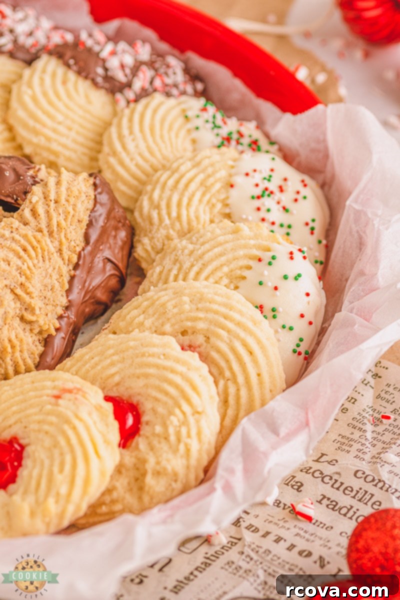 Homemade Butter Cookie Box Recipes 3 Classic Piped Butter Cookies