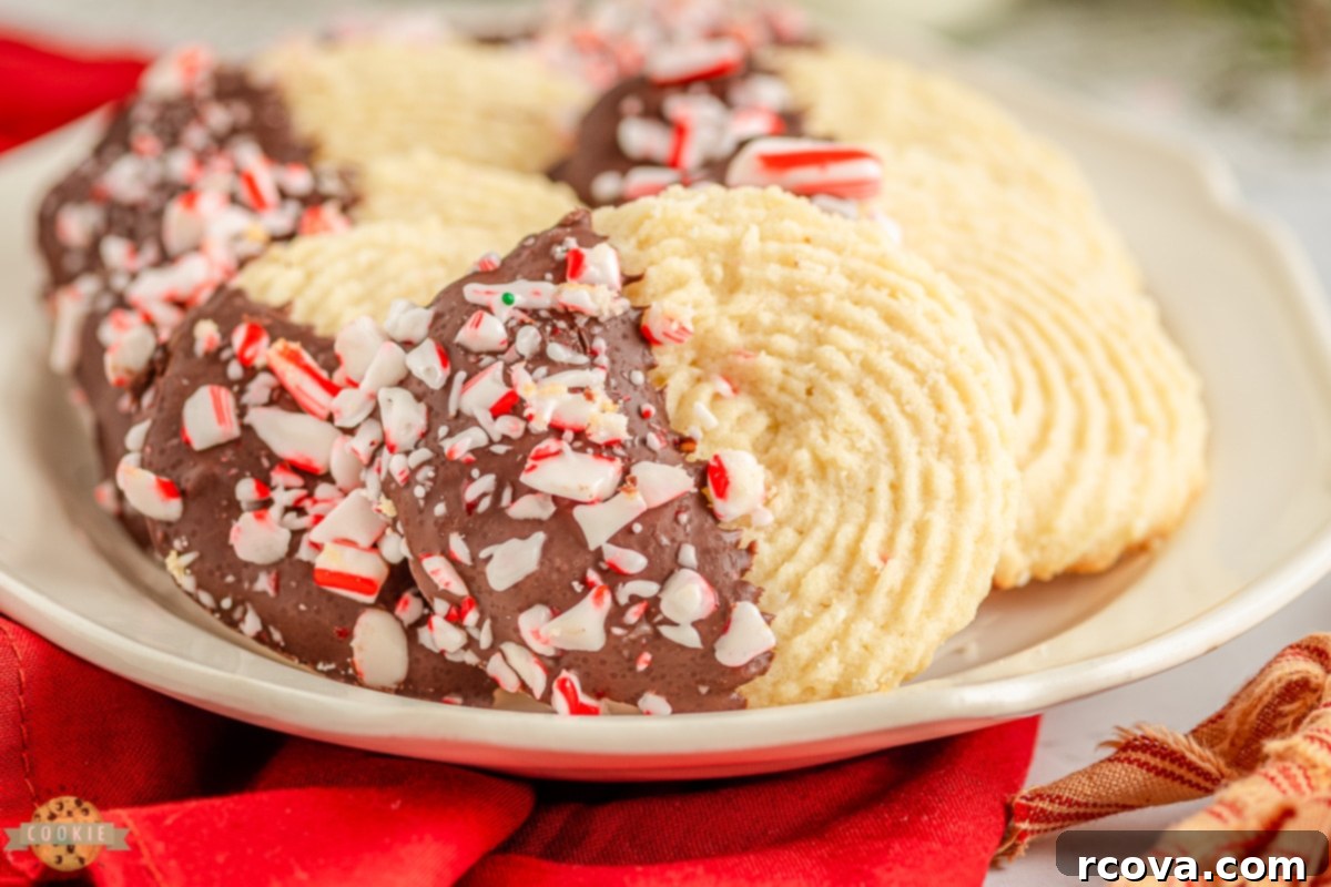 Minty Butter Cookie Bliss 2 Peppermint Butter cookies