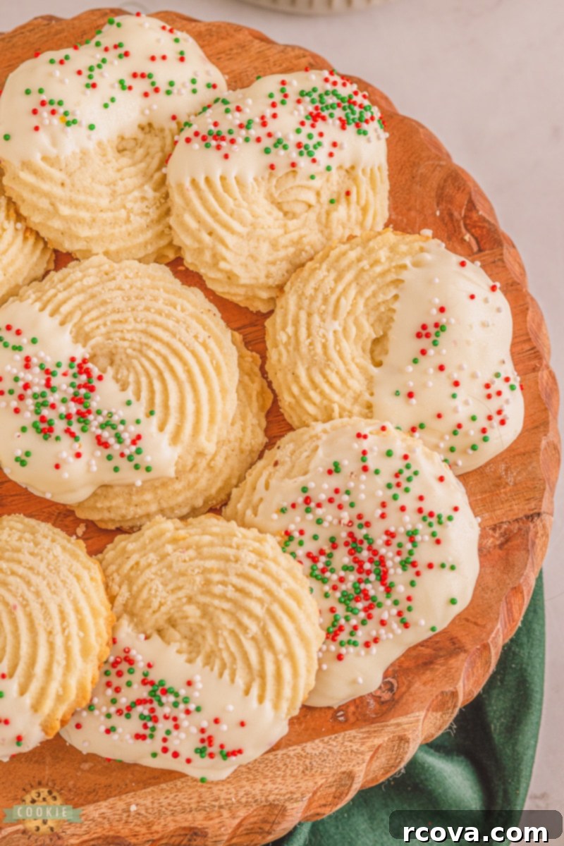 White Chocolate Buttery Delights 2 white chocolate butter cookies