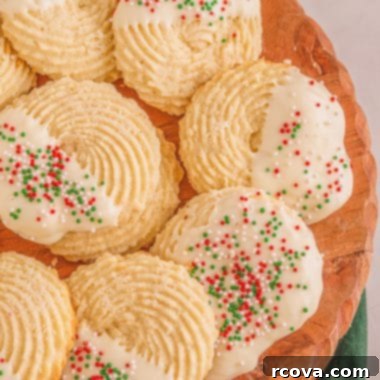 White Chocolate Buttery Delights 7 white chocolate butter cookies