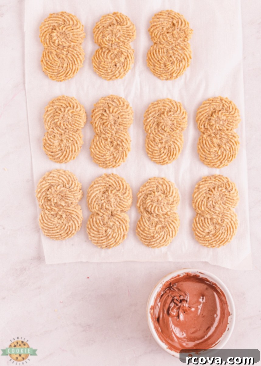 Rich Buttery Espresso Cookies 5 espresso butter cookies cooling after baking